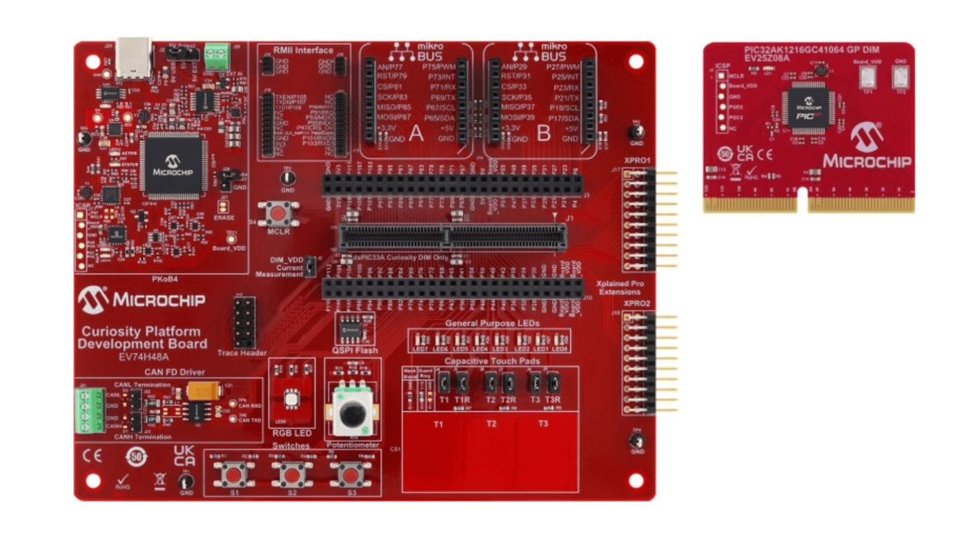 Microchip Curiosity Platform Development Development Board