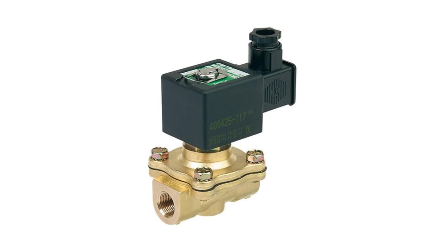 EMERSON ? ASCO Solenoid Valve SCE210C494.12/DC, 2 port(s) , NC, 12 V, 1/2in