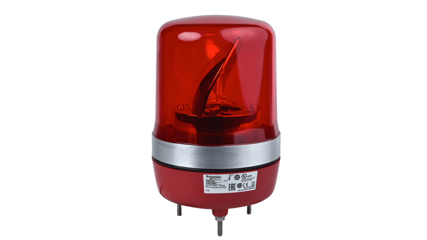 Schneider Electric 红色LED警示灯, 24 V 交流/直流, 基座安装, IP23, IP55