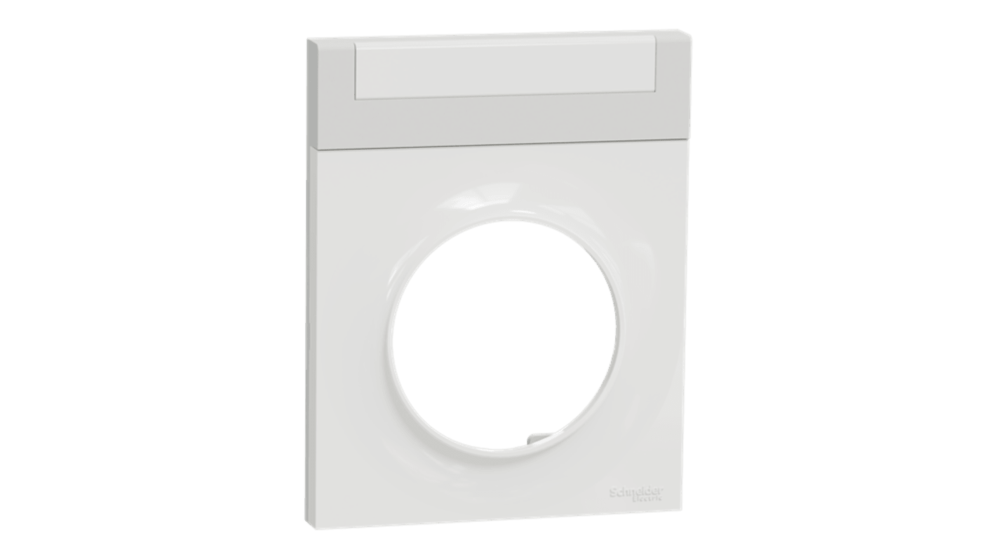 Schneider Electric White 1 Gang Cover Plate