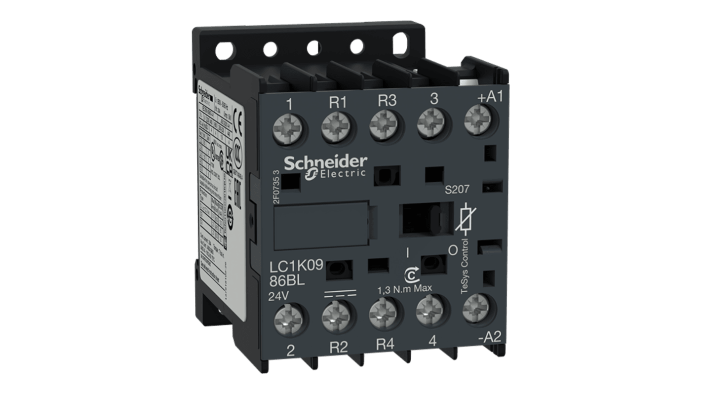 Stycznik 110 V Schneider Electric styki: 4 1.8 kW 20 A 2NC/2NO LC1K0986FLS207