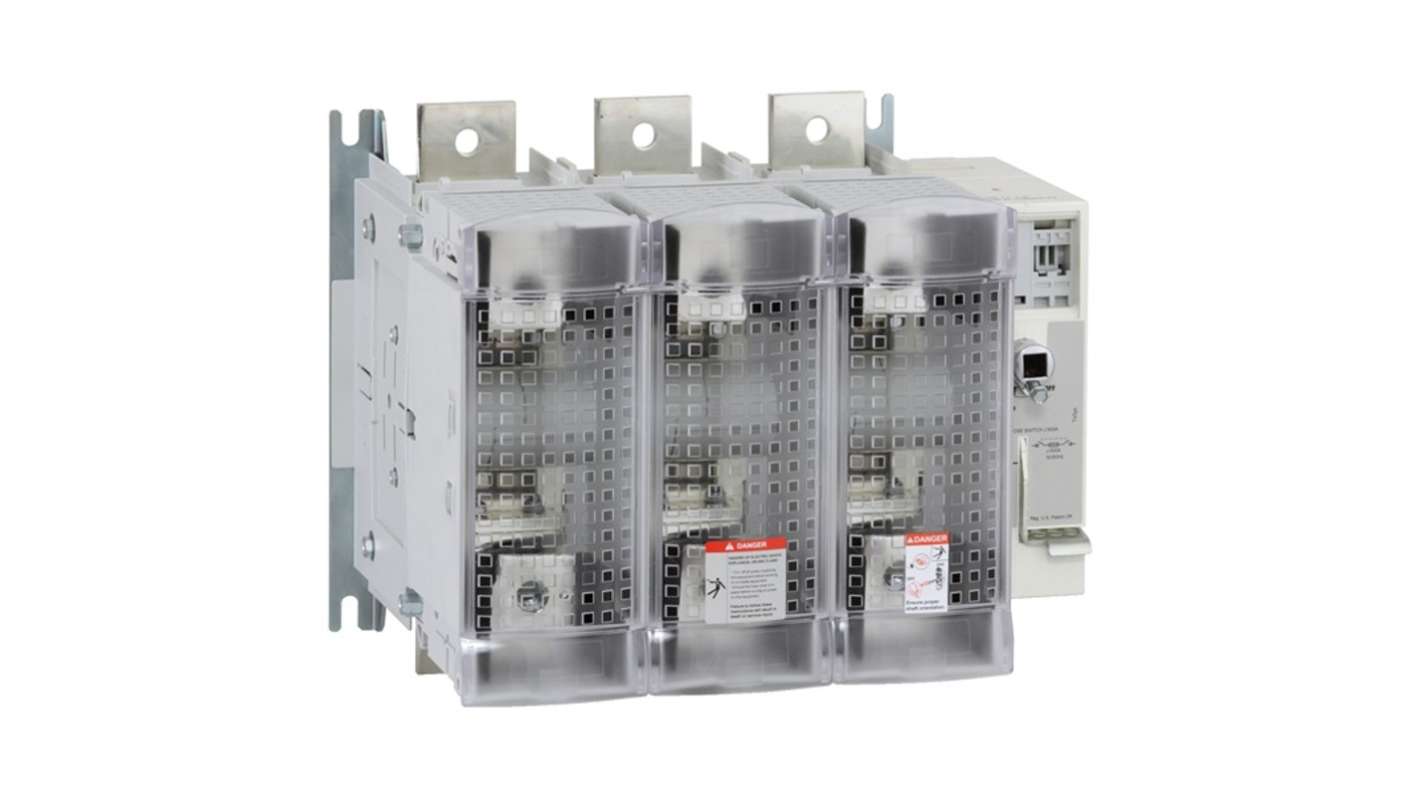 Schneider Electric Fuse Switch Disconnector, 3 Pole, 600A Max Current