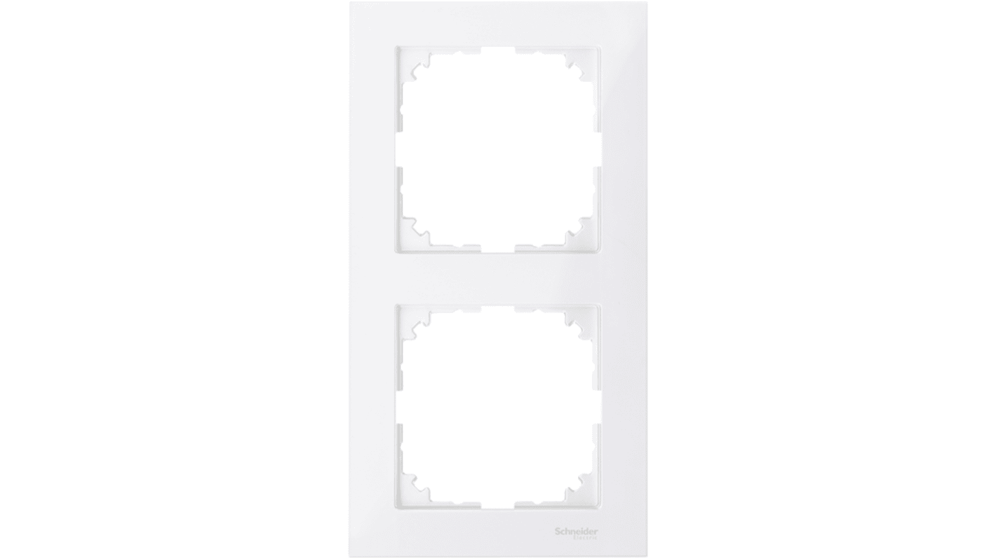 Schneider Electric White 2 Gang Frame