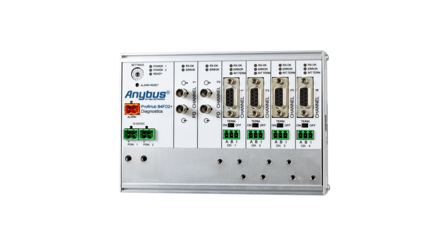 Anybus PROFIBUS RS-485 Industrial Interface Converter, ProfiHub B4FO2+