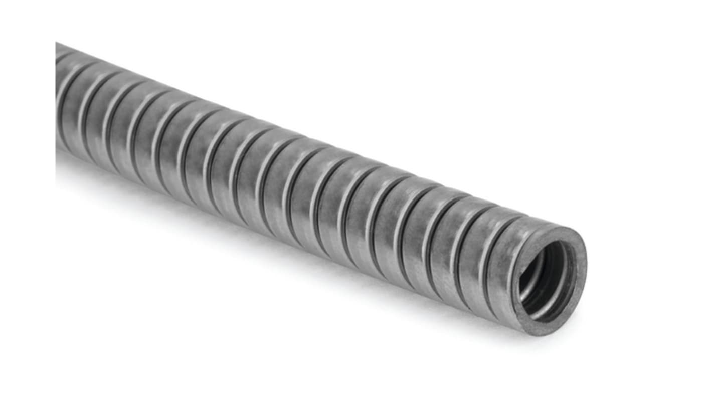 HellermannTyton Flexible Conduit, 32mm Nominal Diameter, Stainless Steel, Metal