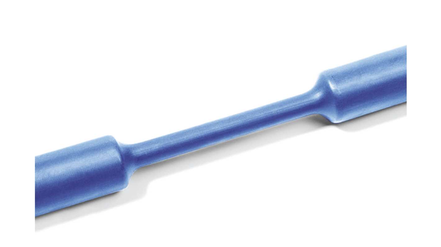 HellermannTyton Heat Shrink Tubing, Blue 24mm Sleeve Dia. x 30m Length 3:1 Ratio, TF31 Series