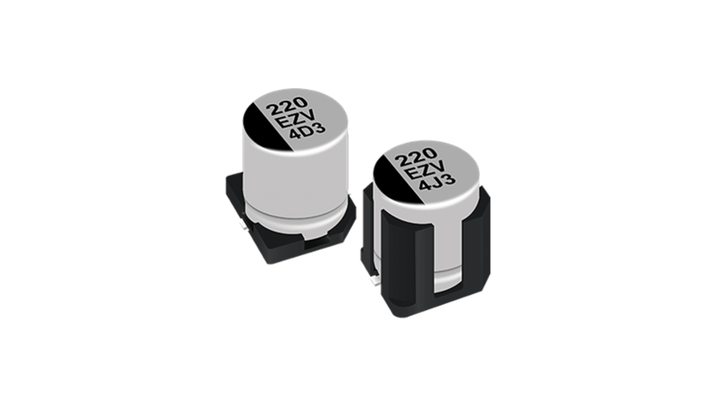 Panasonic 56μF Surface Mount Polymer Capacitor, 63V