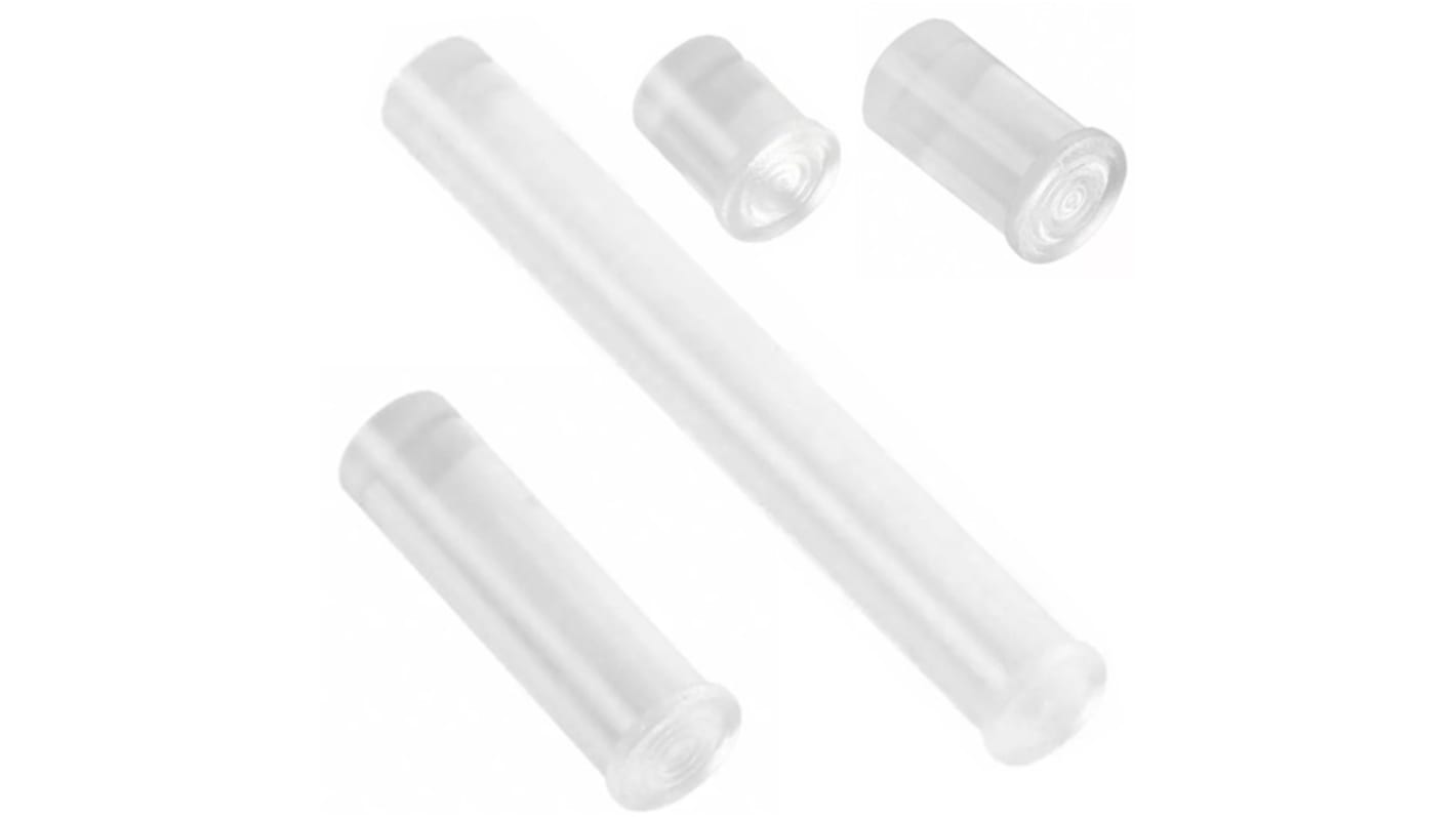 LPC_020_CTP VCC, Through Hole LED Light Pipe, Clear Round Lens LED included