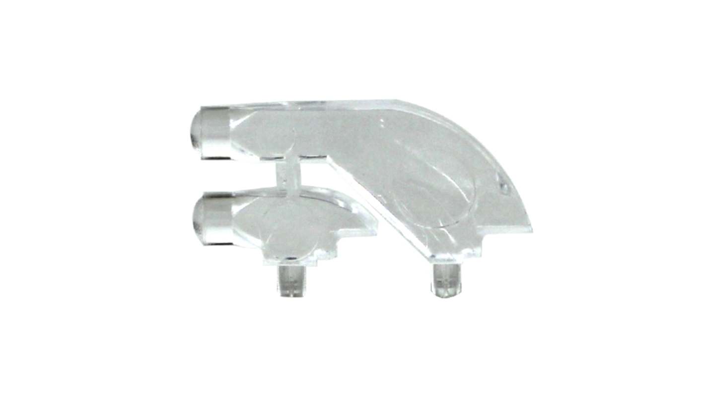 7511A62 VCC, Through Hole Right Angle LED Light Pipe, Round Lens LED included