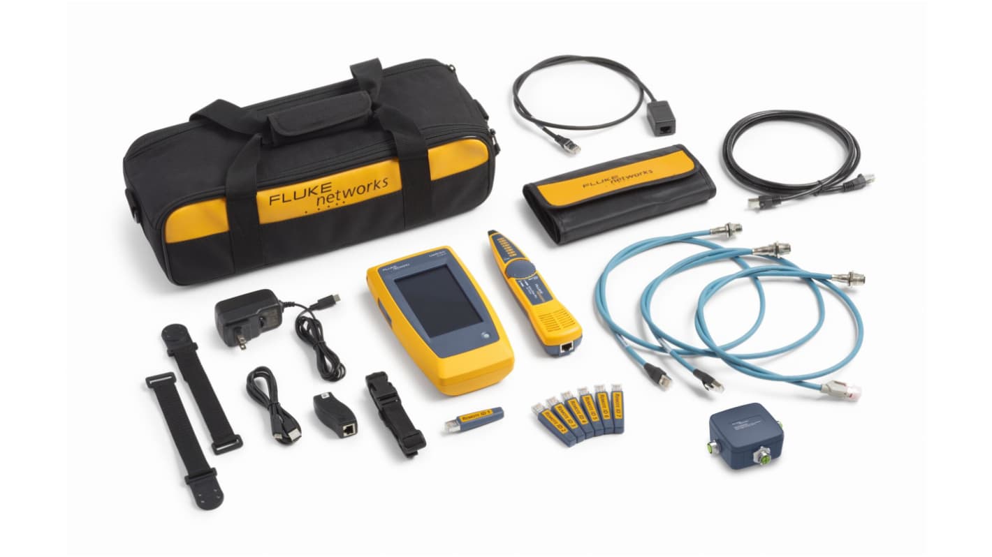 Wykrywacz kabli Fluke Cat6a Urządzenie do śledzenia przewodów RJ45, USB LIQ-DUO-IE-KIT-H6-UK