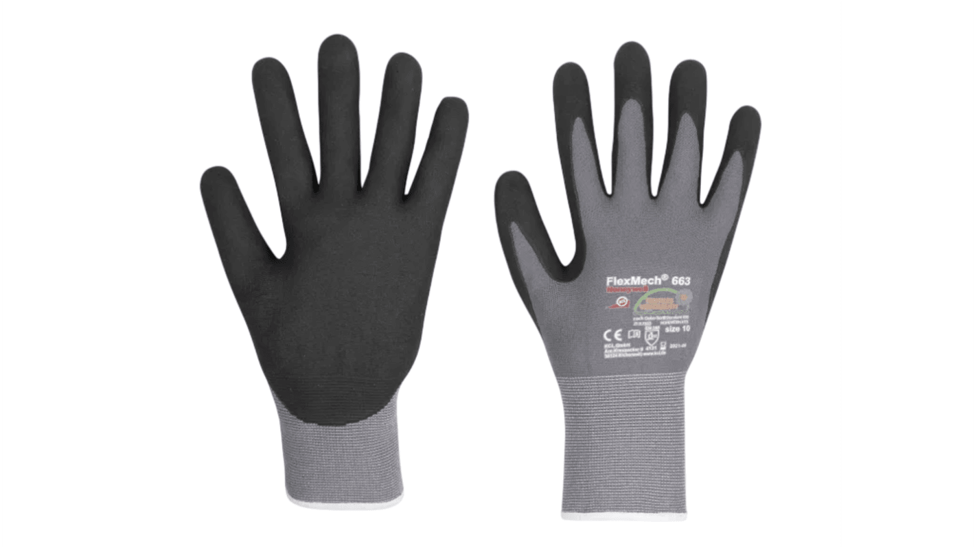 Honeywell Safety FlexMech 663 Black, Grey Polyamide Assembly, Automotive Industry, Construction, Emergency Services