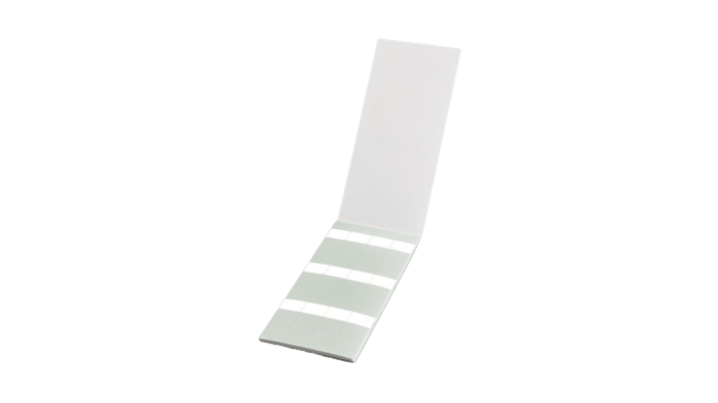 HellermannTyton HSMB-C1 Self Adhesive Cable Label, Clear, White, 4 → 8.1mm Cable, for Cables, Pipes, Wires,