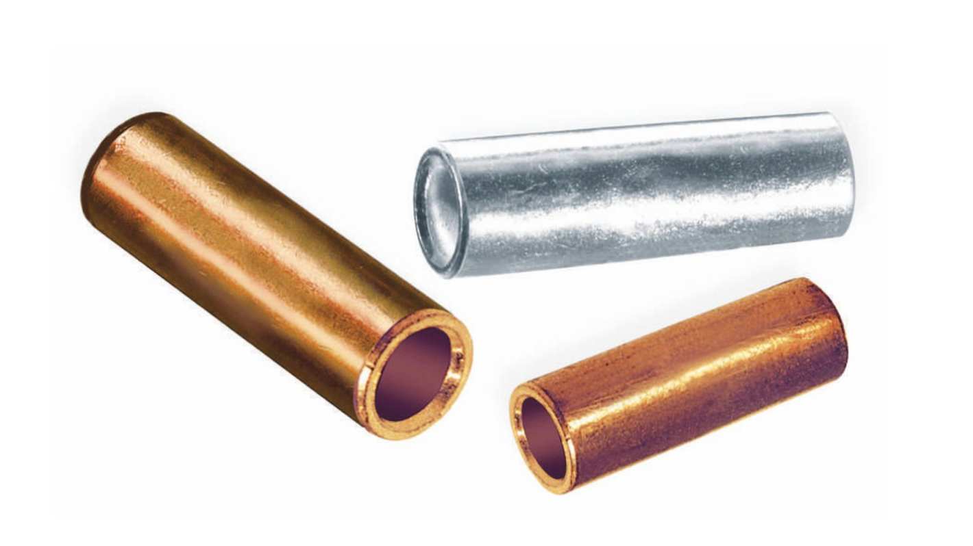 RS PRO Ferrule, 33mm Pin Length, 10mm Pin Diameter, 25mm² Wire Size, Brown