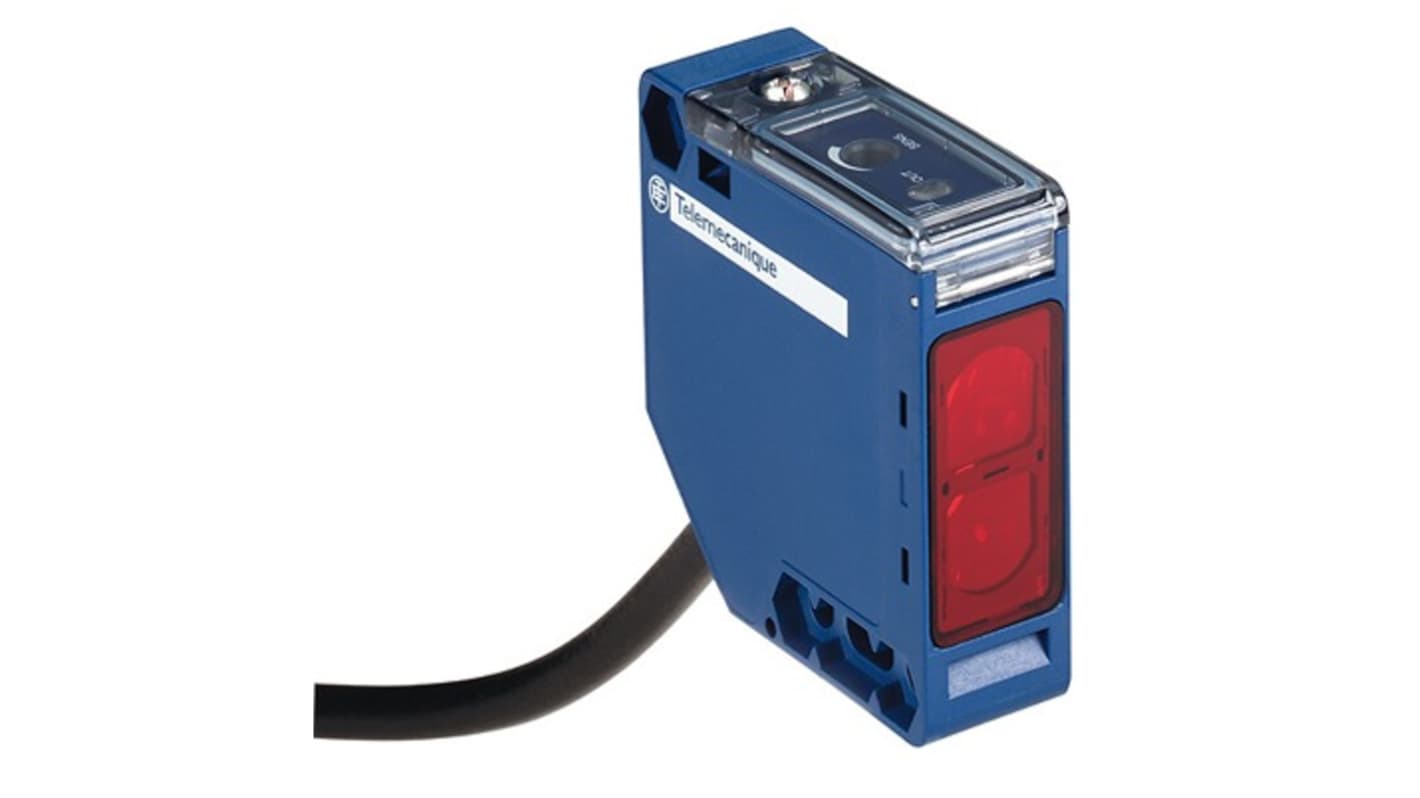 Telemecanique Sensors Reflex Photoelectric Sensor, Rectangular Sensor, 7 m Detection Range