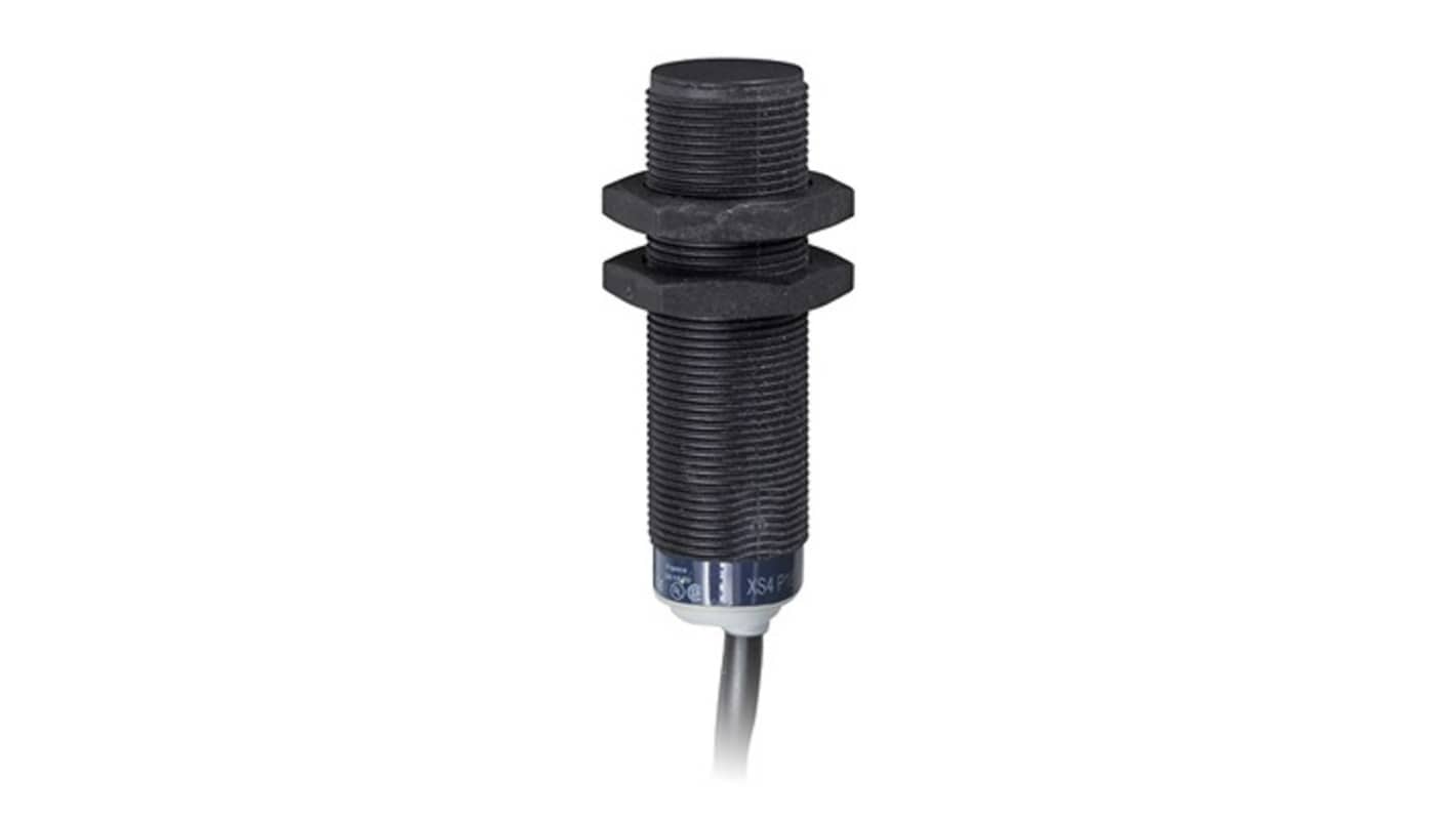 Telemecanique Sensors Inductive Threaded Barrel Proximity Sensor, M18, 8 mm Detection, PNP NO, 12 → 48 V dc