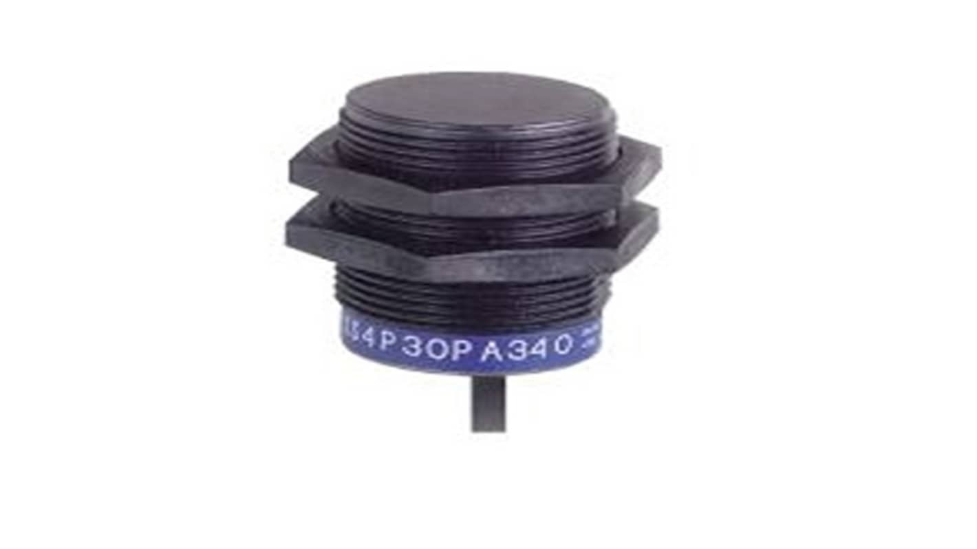 Telemecanique Sensors Inductive Threaded Barrel Proximity Sensor, M30, 15 mm Detection, PNP NO, 12 → 24 V dc