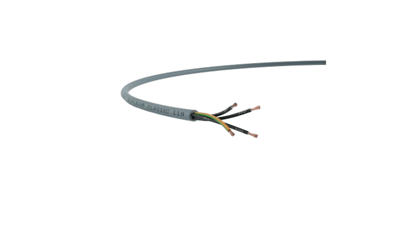 Câble de commande Lapp ÖLFLEX CLASSIC 110 300/500 V, 34 x 1 mm², 17 AWG, gaine PVC Gris, , 50m