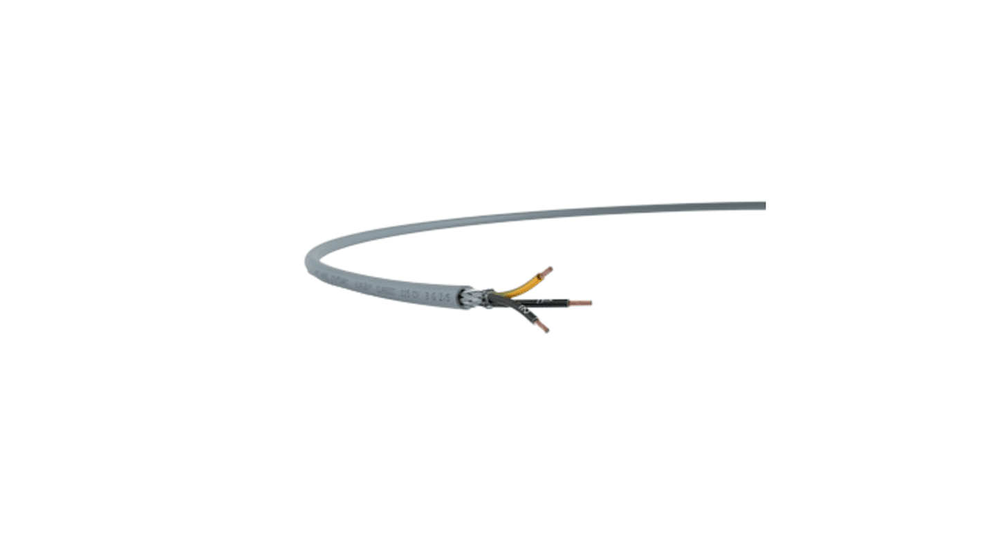 Cable de control apantallado Lapp UNITRONIC LiYCY de 7 núcleos, 0.75 mm², Ø ext. 8.2mm, long. 50m, 250 V, 12 A, funda