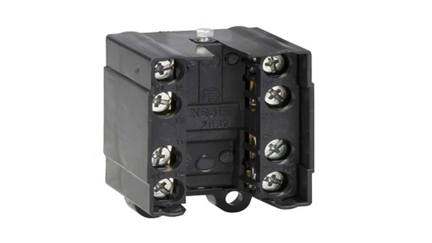 Telemecanique Sensors Limit Switch Contact Block, Standard Format, 2 C/O