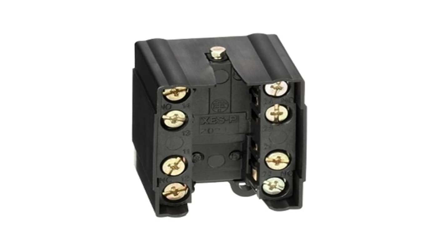 Telemecanique Sensors Limit Switch Contact Block, Standard Format, 2 C/O