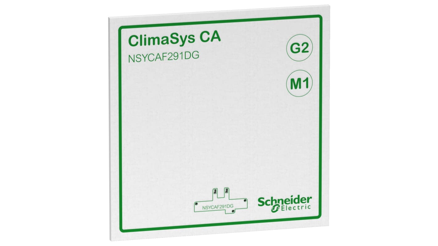 Schneider Electric 风扇过滤器, 方形百叶片, 280mm宽法兰, 291 x 291mm, 白色