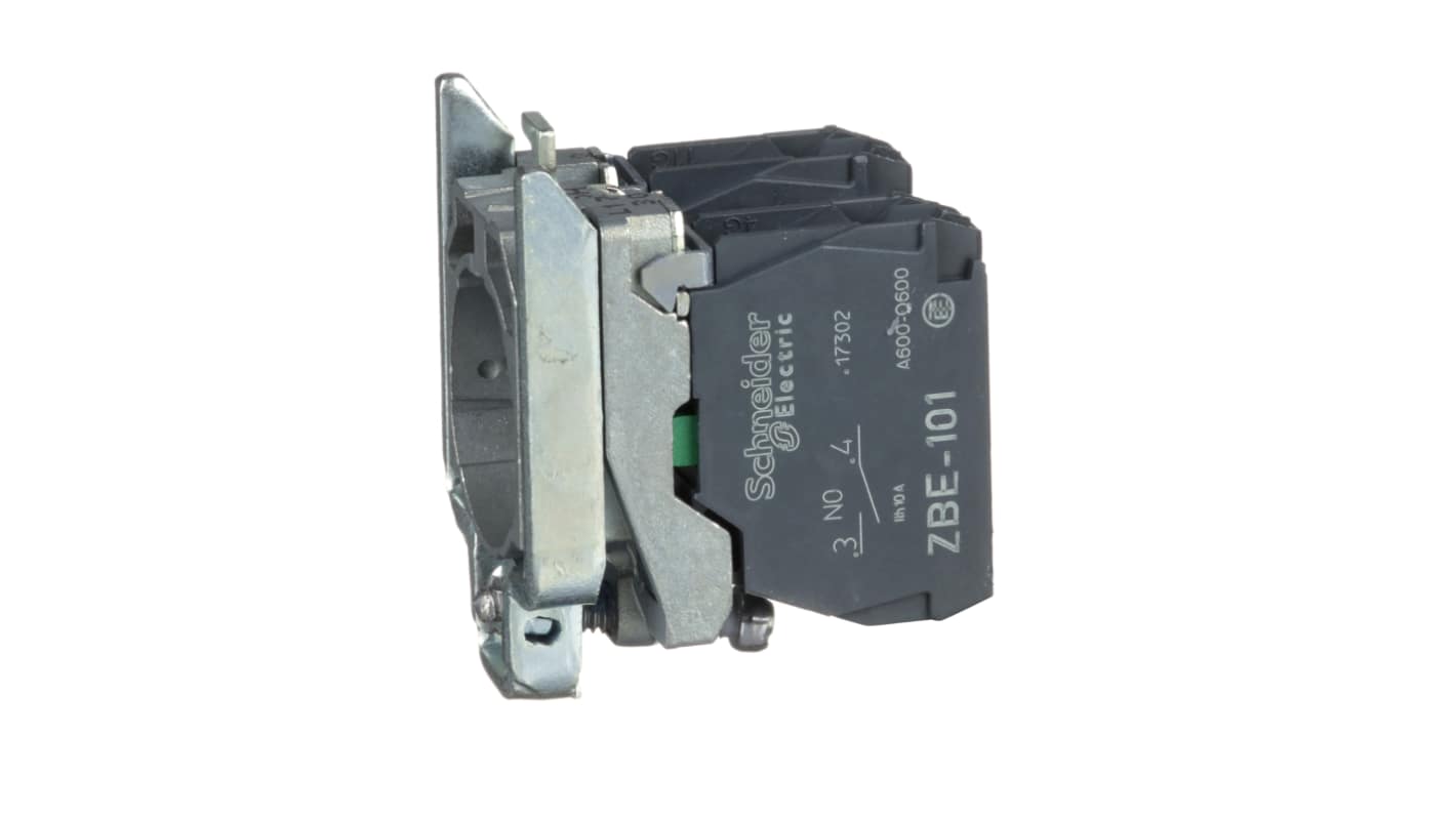 Schneider Electric ZB4 Series Contact Block for Use with Push Button, 600V, DPST