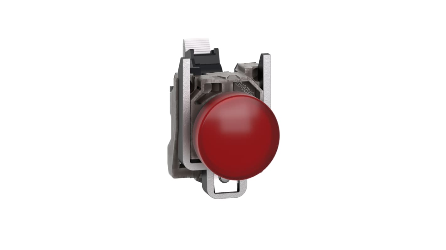 Schneider Electric, Harmony, Panel Mount Red LED Pilot Light, 22.5mm Cutout, IP66, IP67, IP69, IP69K, Round, 110