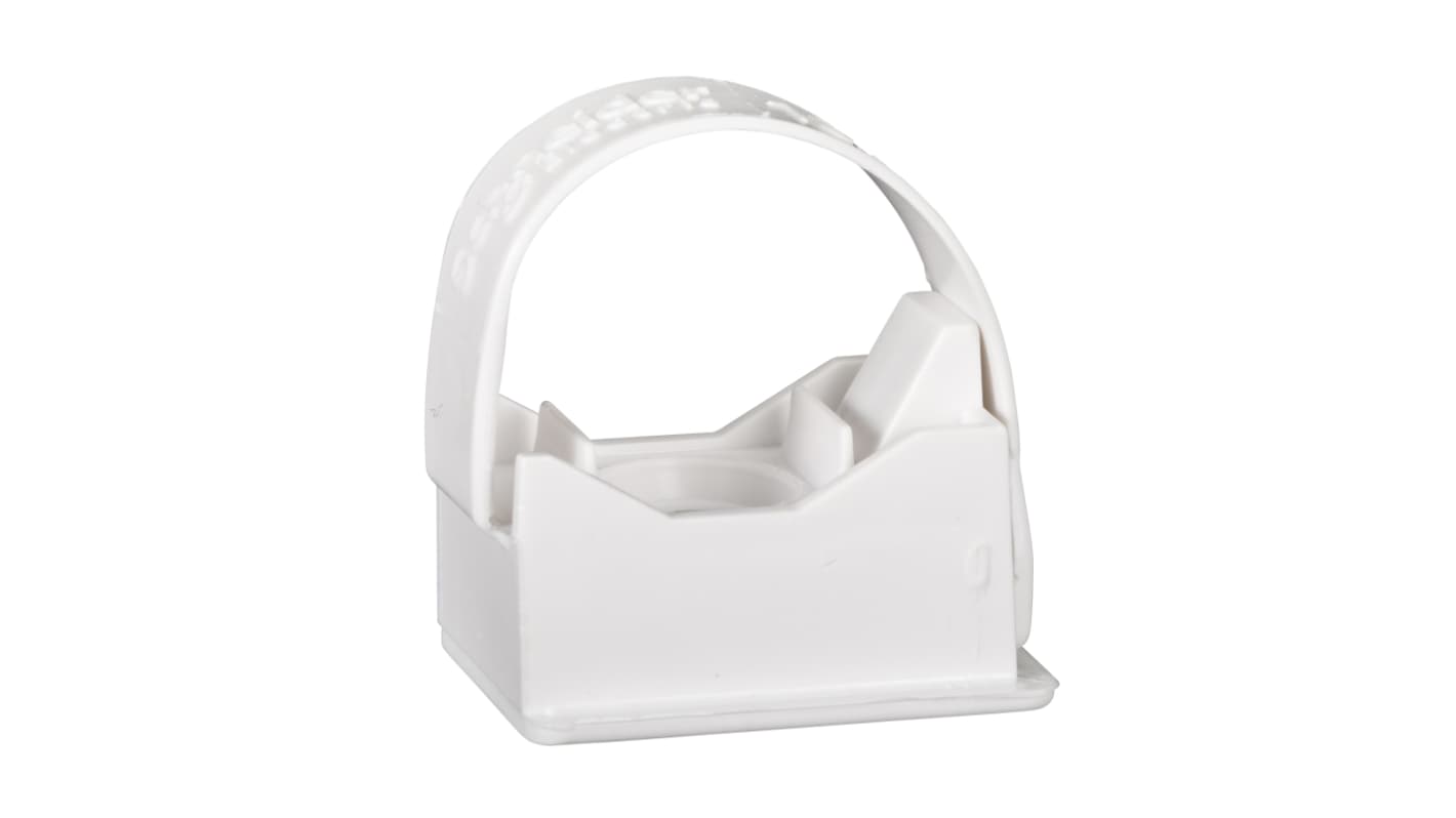 Schneider Electric White Polyamide cable clip, 20mm Max. Bundle