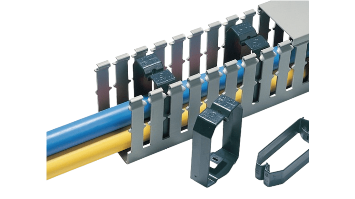 HellermannTyton Acrylonitrile Butadiene Styrene Cable Trunking Accessory, 54 x 20 x 95mm, HTWD-BWR