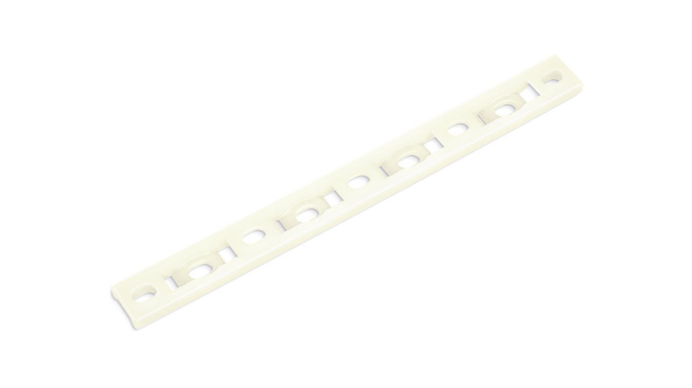 HellermannTyton Natural Cable Tie Mount 12.7 mm x 76.2mm, 5.2mm Max. Cable Tie Width