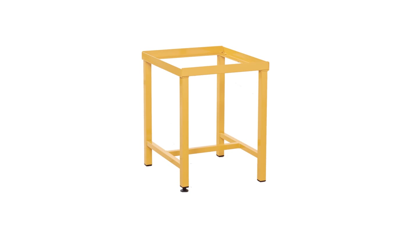 RS PRO Yellow Steel Hazardous Substance Cabinet Stand, 543mm x 460mm x 460mm