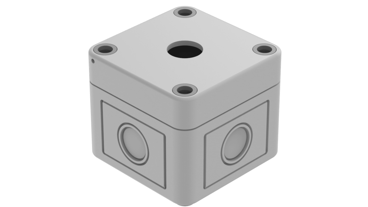 EAO 704.9 Series Grey Plastic General Purpose Enclosure, IP66, 94 x 94 x 81