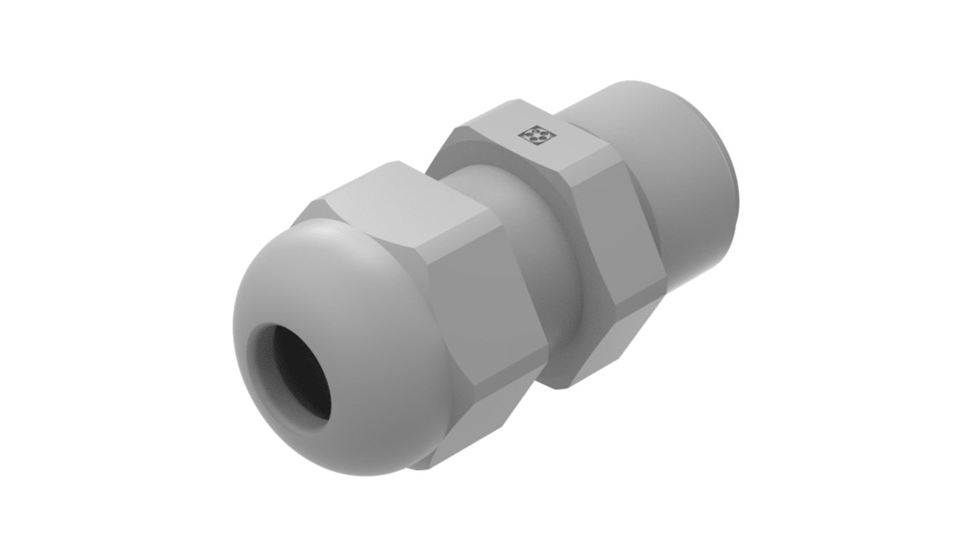 EAO Series 04 Series Grey Plastic Cable Gland, IP68