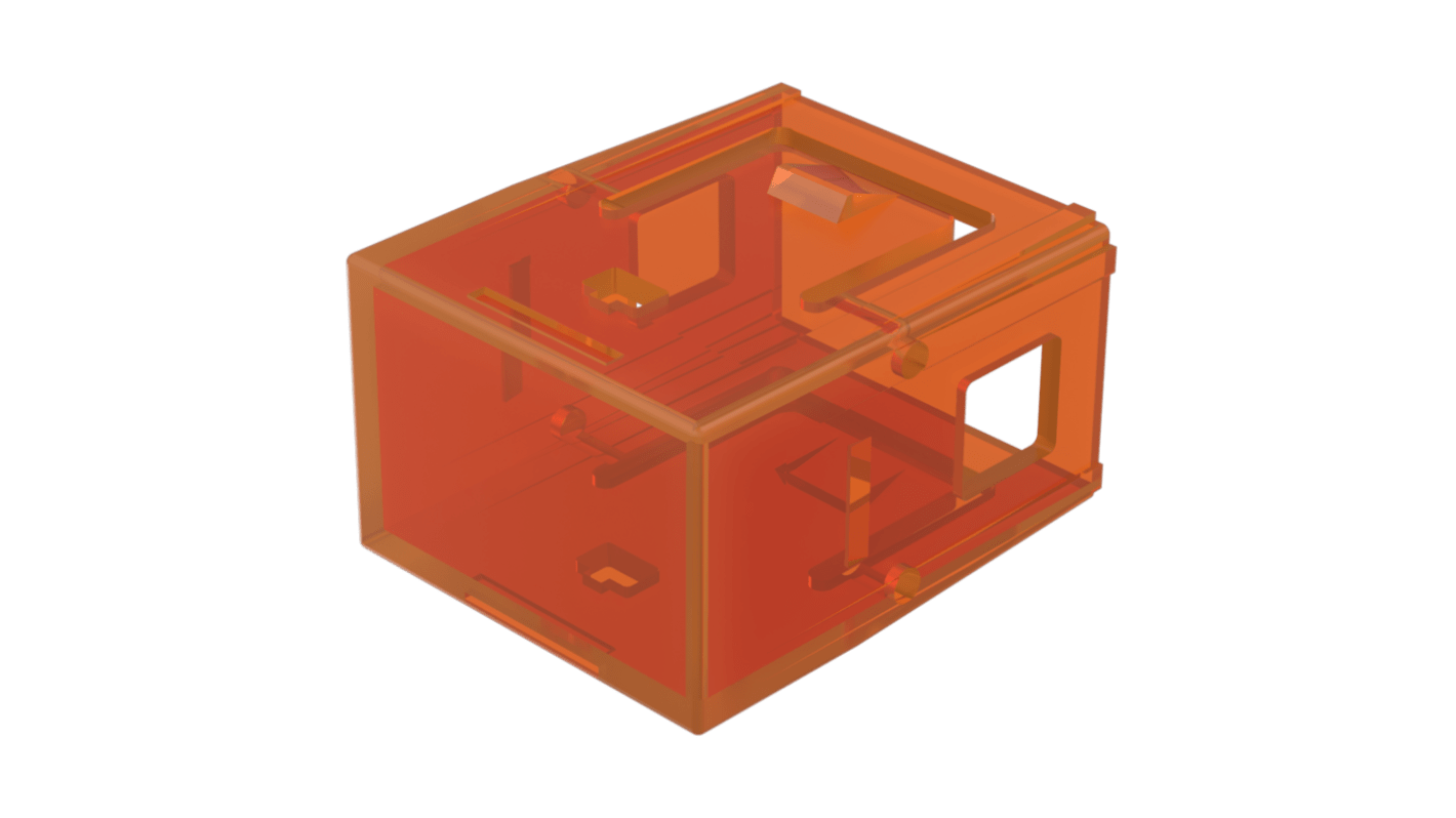 Indicator Lens Rectangle Style, Orange, 25.4 Long
