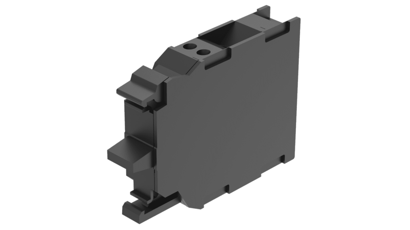 EAO Series 45 Series Push Button Switch, Slow Make, Front, 1 NC / 1 MC, 500, IP20, IP40