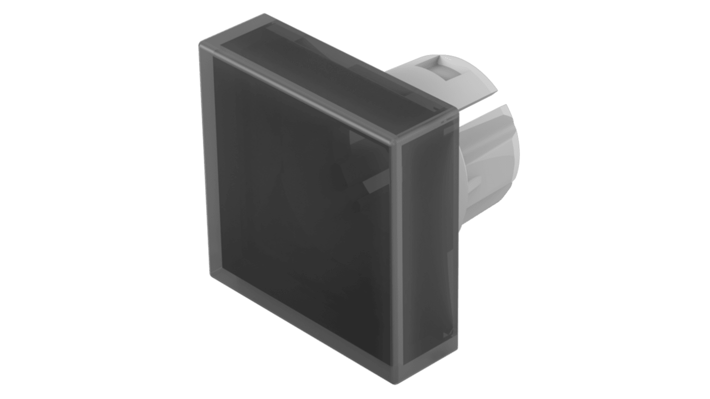 Indicator Lens Square Style, Black, 15.3 Long