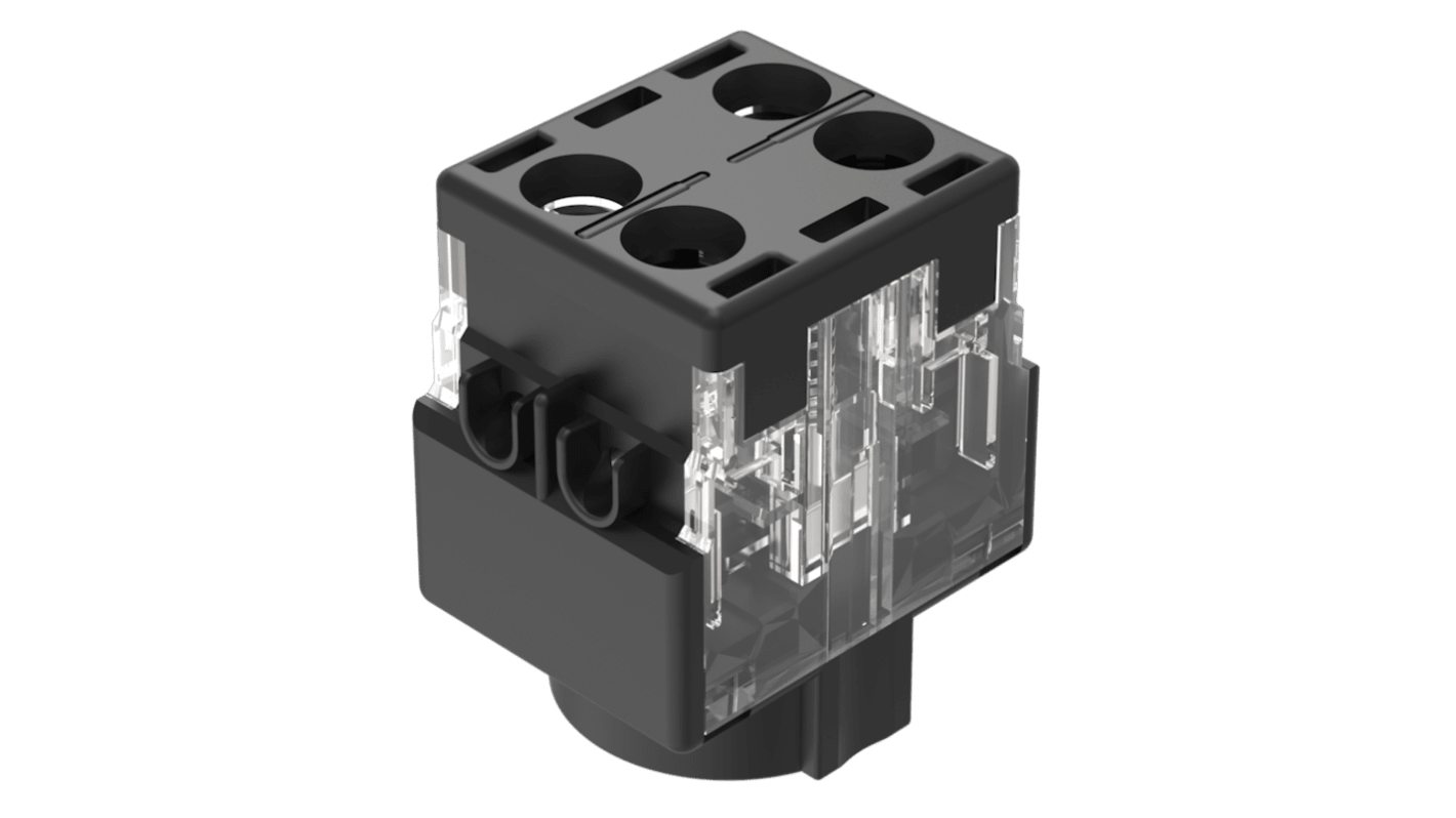 EAO Series 61 Series Push Button Switch, Slow Make, Screw Mount, 1 NC, 250, IP40