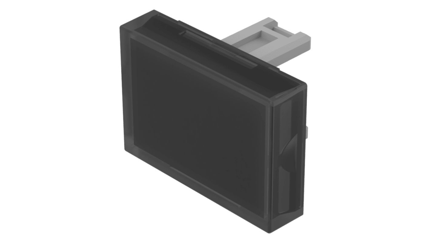 Indicator Lens Rectangle Style, Black, 21.5 Long