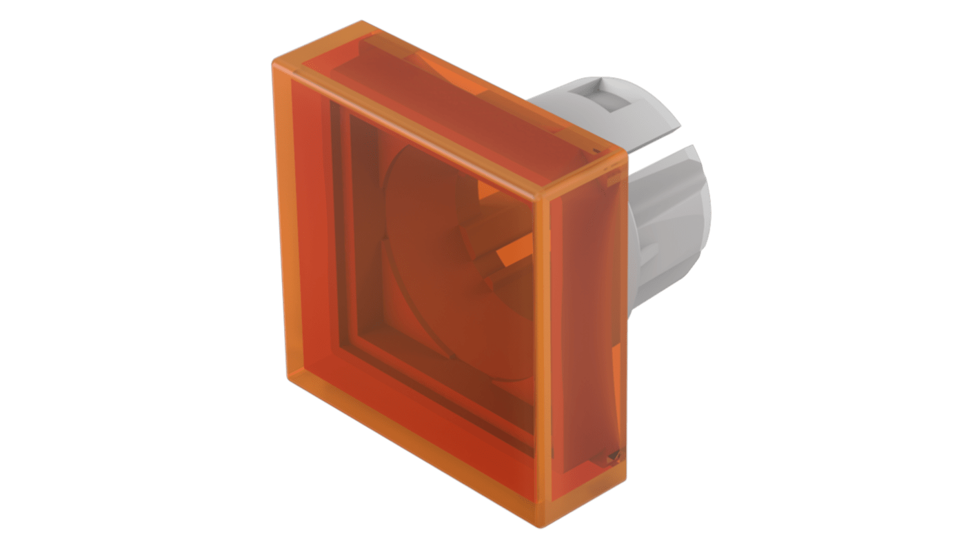 Indicator Lens Square Style, Orange, 15.3 Long