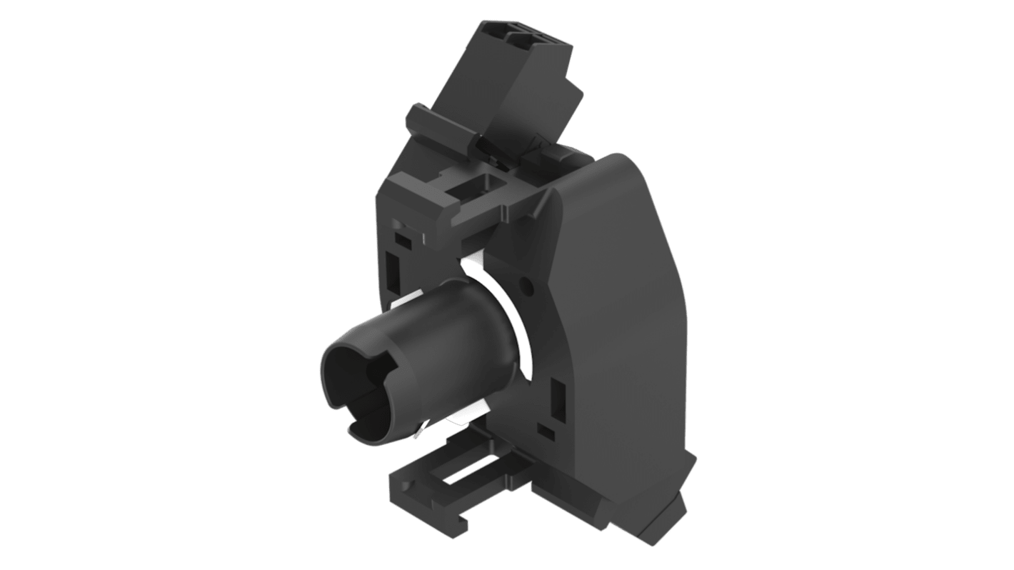 EAO 704.9 Series Contact & Light Block for Use with Push Button Contact Block, Push In Terminal