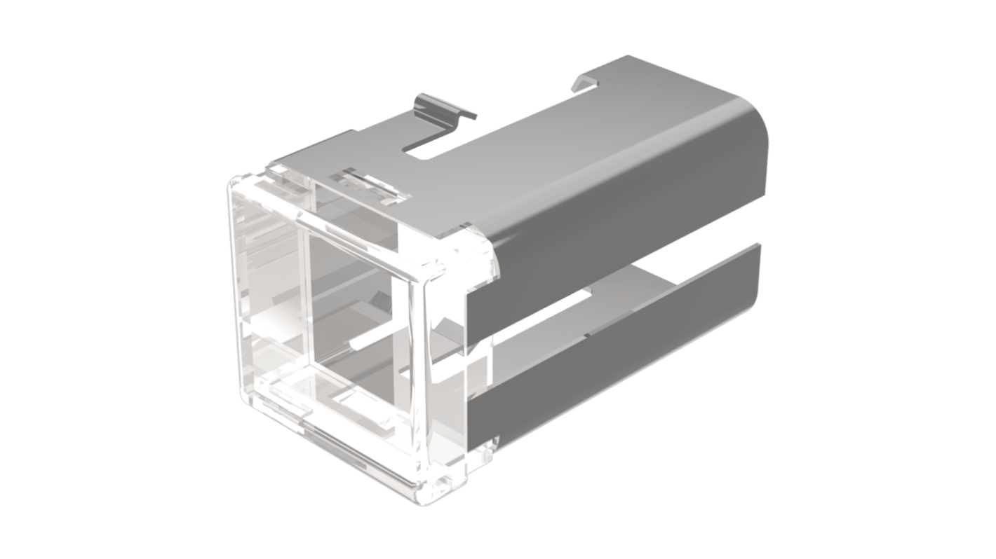 Indicator Lens Rectangle Style, Transparent Colorless, 19 Long