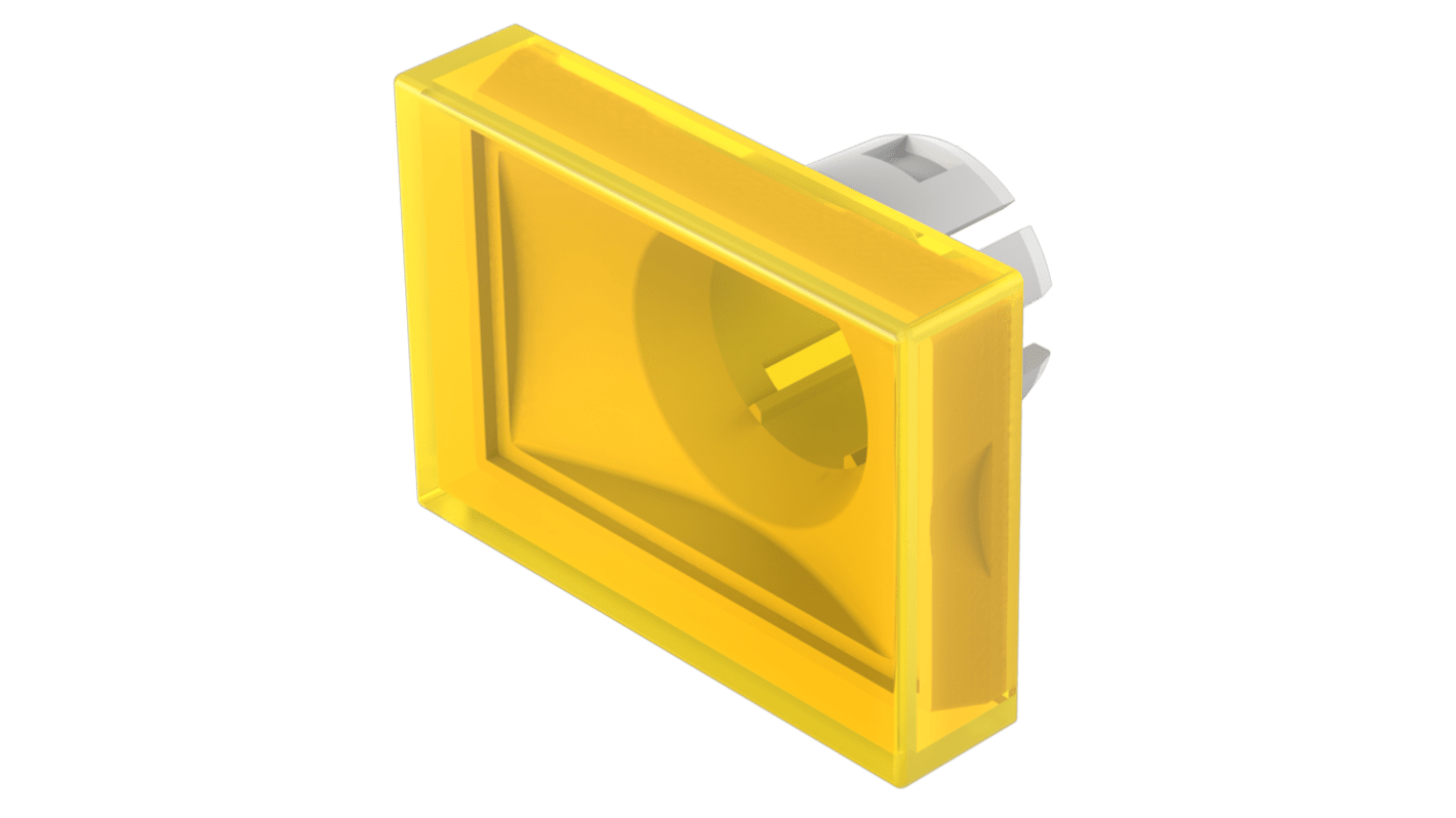 Indicator Lens Rectangle Style, Yellow, 21.5 Long
