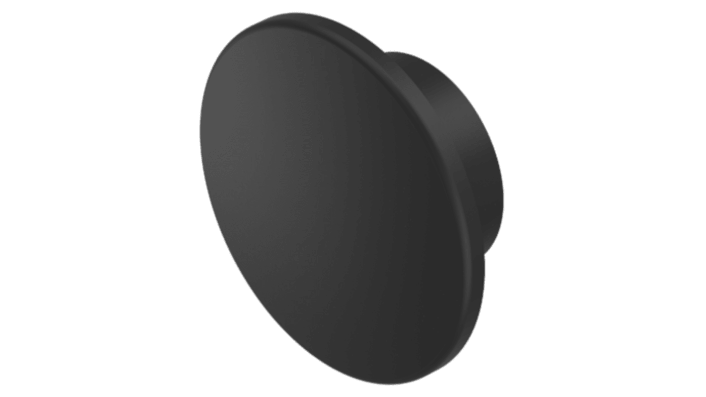 Indicator Lens Round Style, Black, 40 diameter