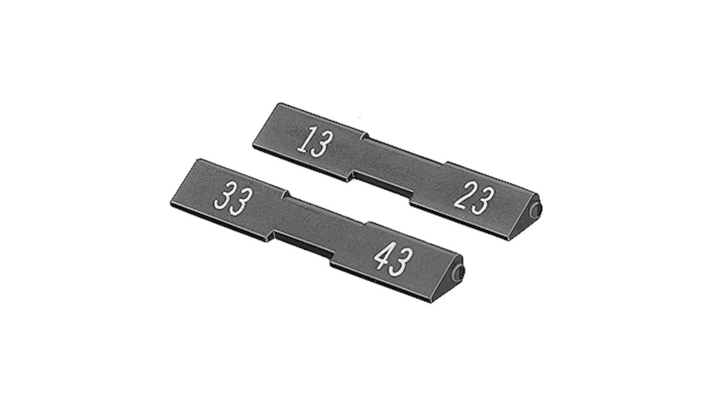 EAO, Series 04 Terminal Marking for use with 1st, 2nd Switching Element