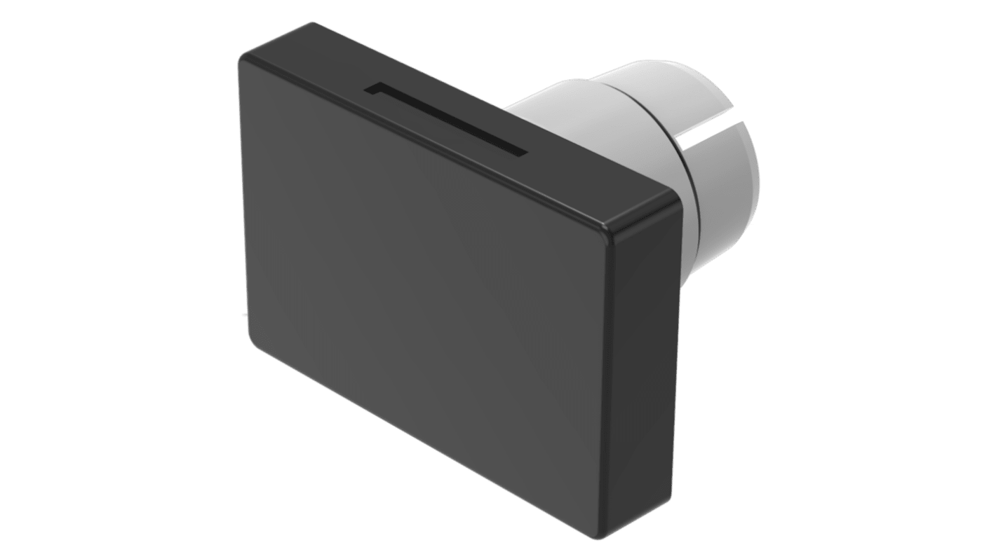 Indicator Lens Rectangle Style, Black, 25.5 Long