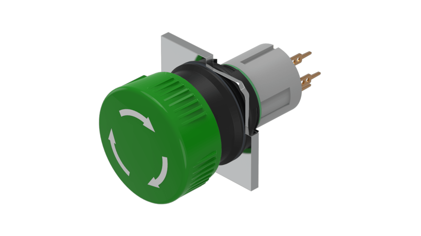 EAO Pushbutton Actuator for Use with Switching Devices