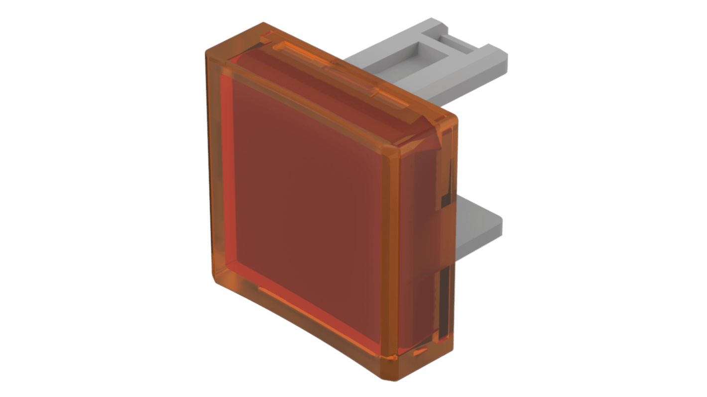 Indicator Lens Square Style, Orange, 15.3 Long