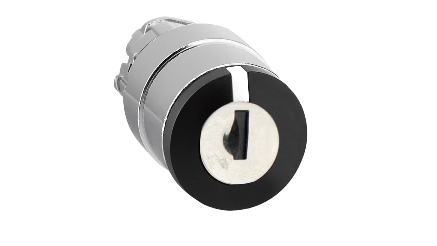 Schneider Electric Harmony Series 3 Position Selector Switch Head, 22mm Cutout, Black Handle