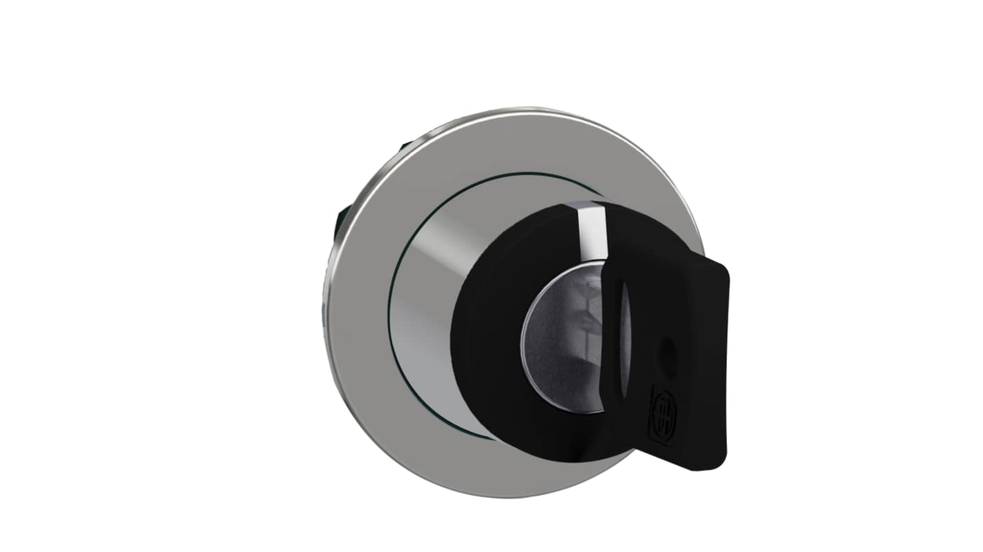 Schneider Electric Harmony Series Selector Switch Head, 22mm Cutout, Black Handle