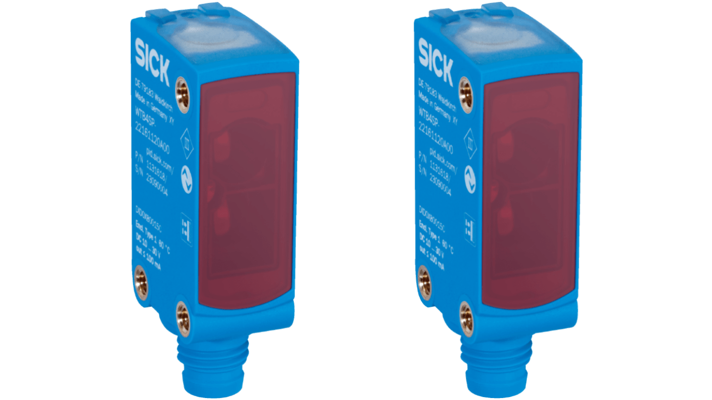 SICK Through Beam Photoelectric Sensor, Rectangular Sensor, 12 m Detection Range IO-LINK